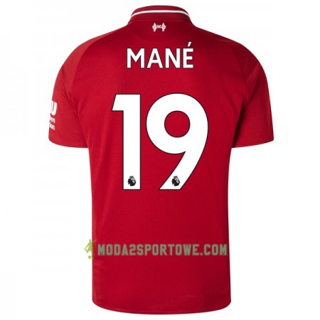 Koszulka Liverpool Mane 19 Domowe Stroje Piłkarskie 2018/19 Krótki Rękaw